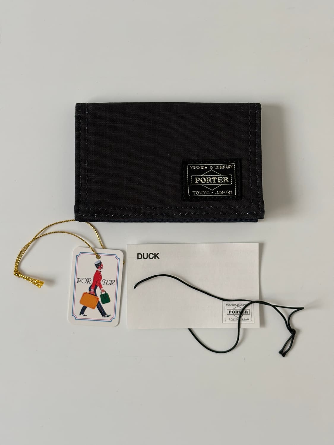 Duck Card Case (Navy) 상품이미지4