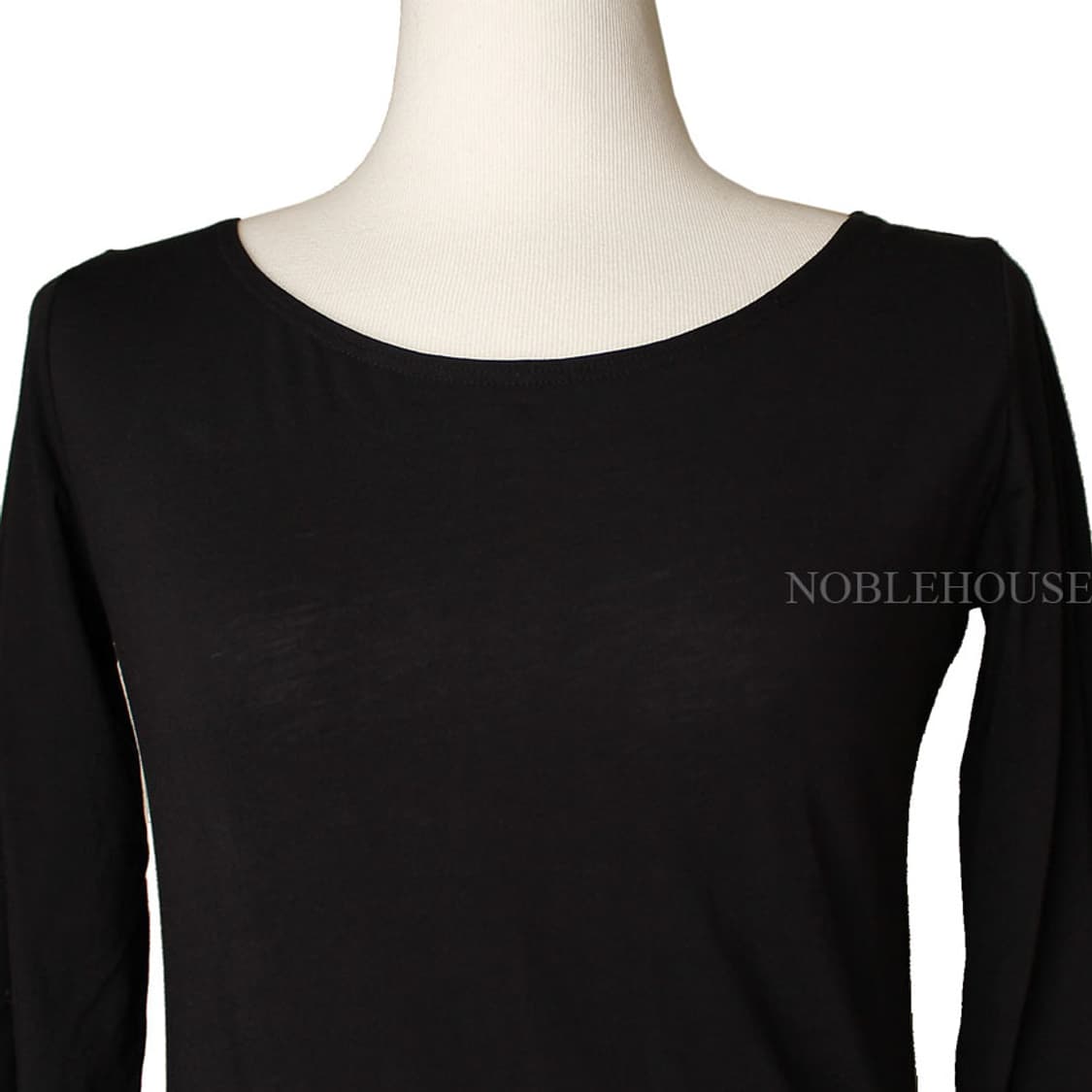 띠어리 블랙 드레이프 티셔츠(55) 상품이미지5