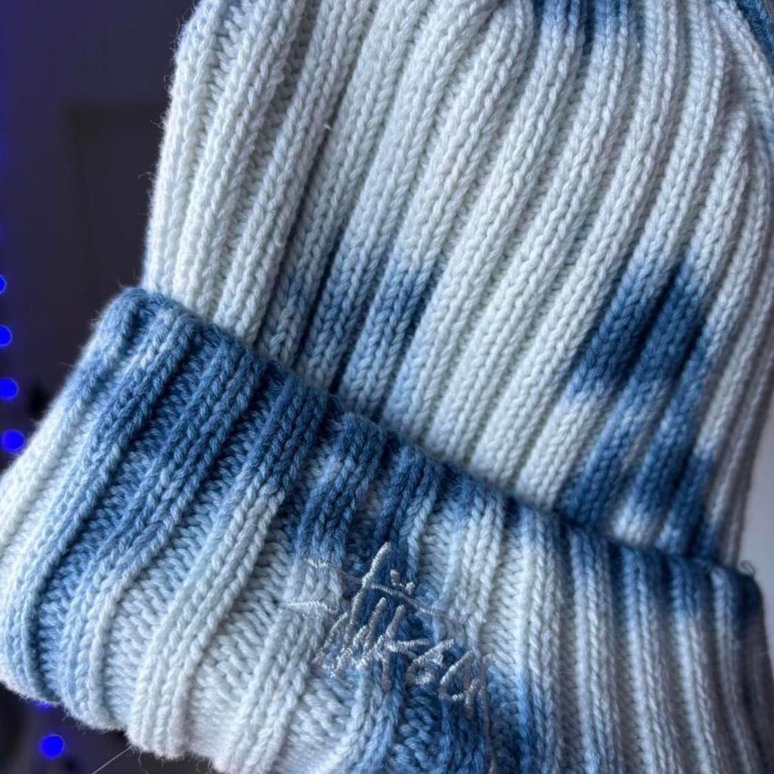 스투시 타이다이 리브 비니 블루 상품이미지2