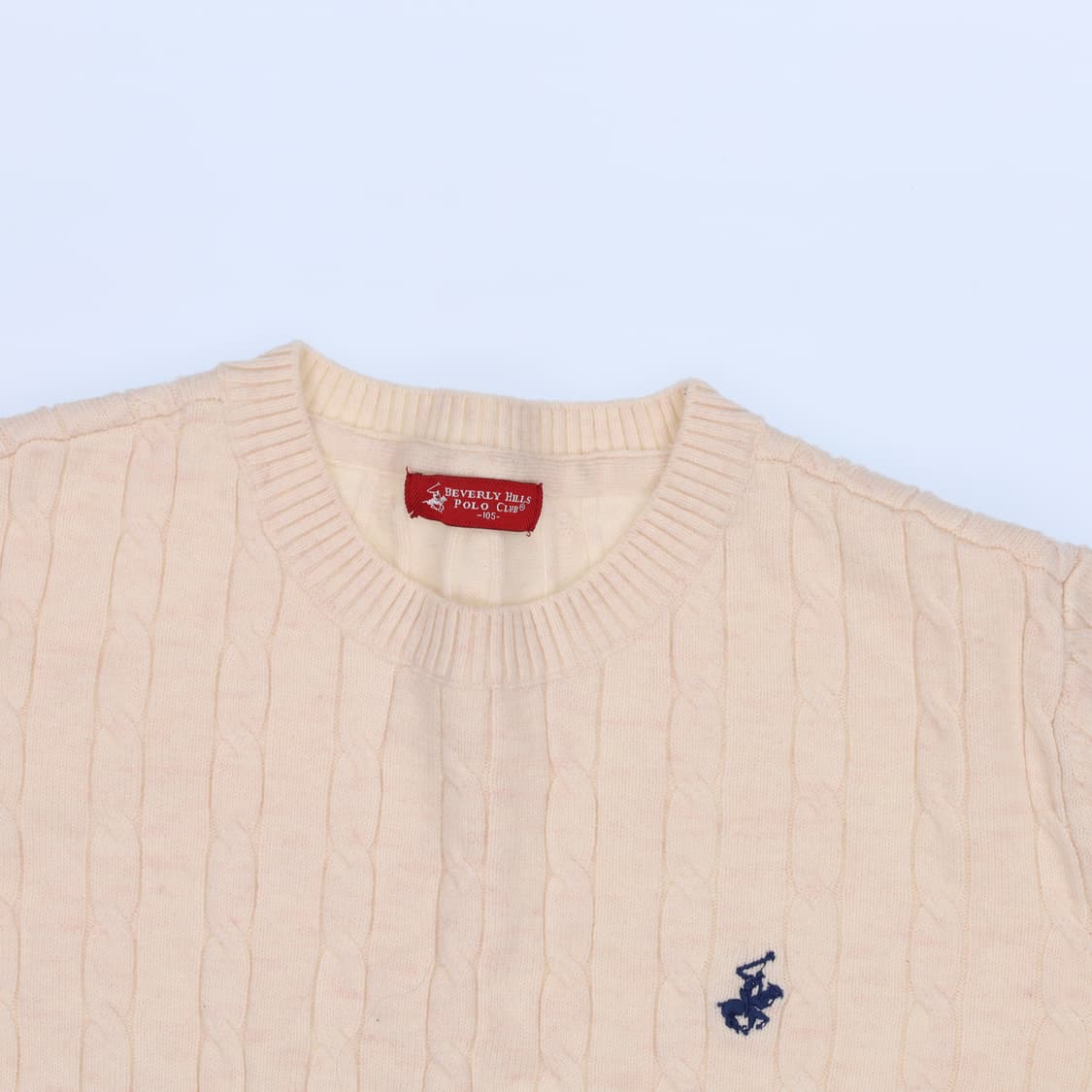 105 버버리힐즈 폴로클럽 케이블니트 0121H1 상품이미지3