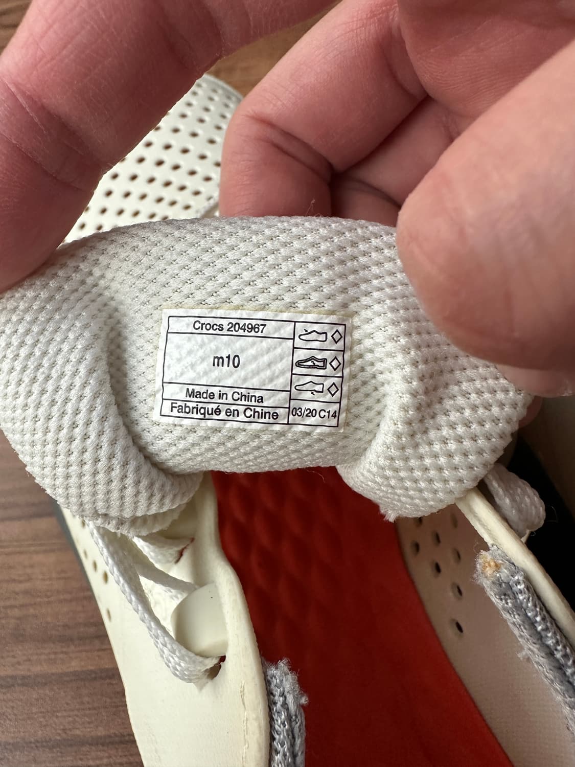 280 크록스 라이트라이드 페이서 맨 화이트 상품이미지10