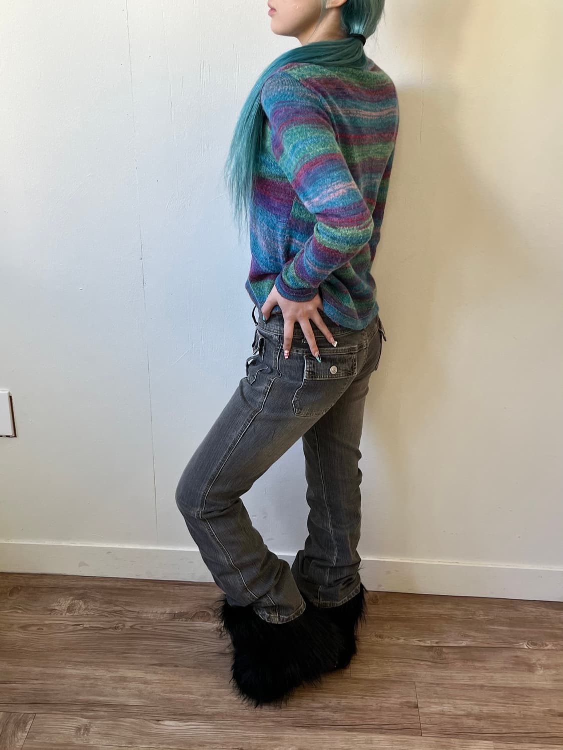 DAILY TOPICS 멀티 포켓 데님 팬츠 상품이미지7