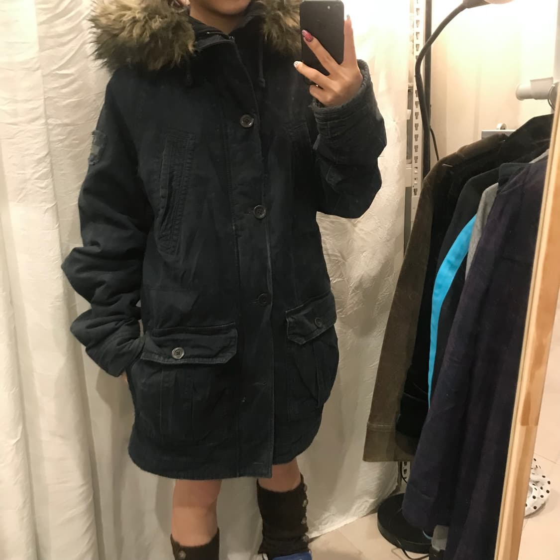 Hollister 홀리스터 울프죠 퍼 사파리 자켓 상품이미지3