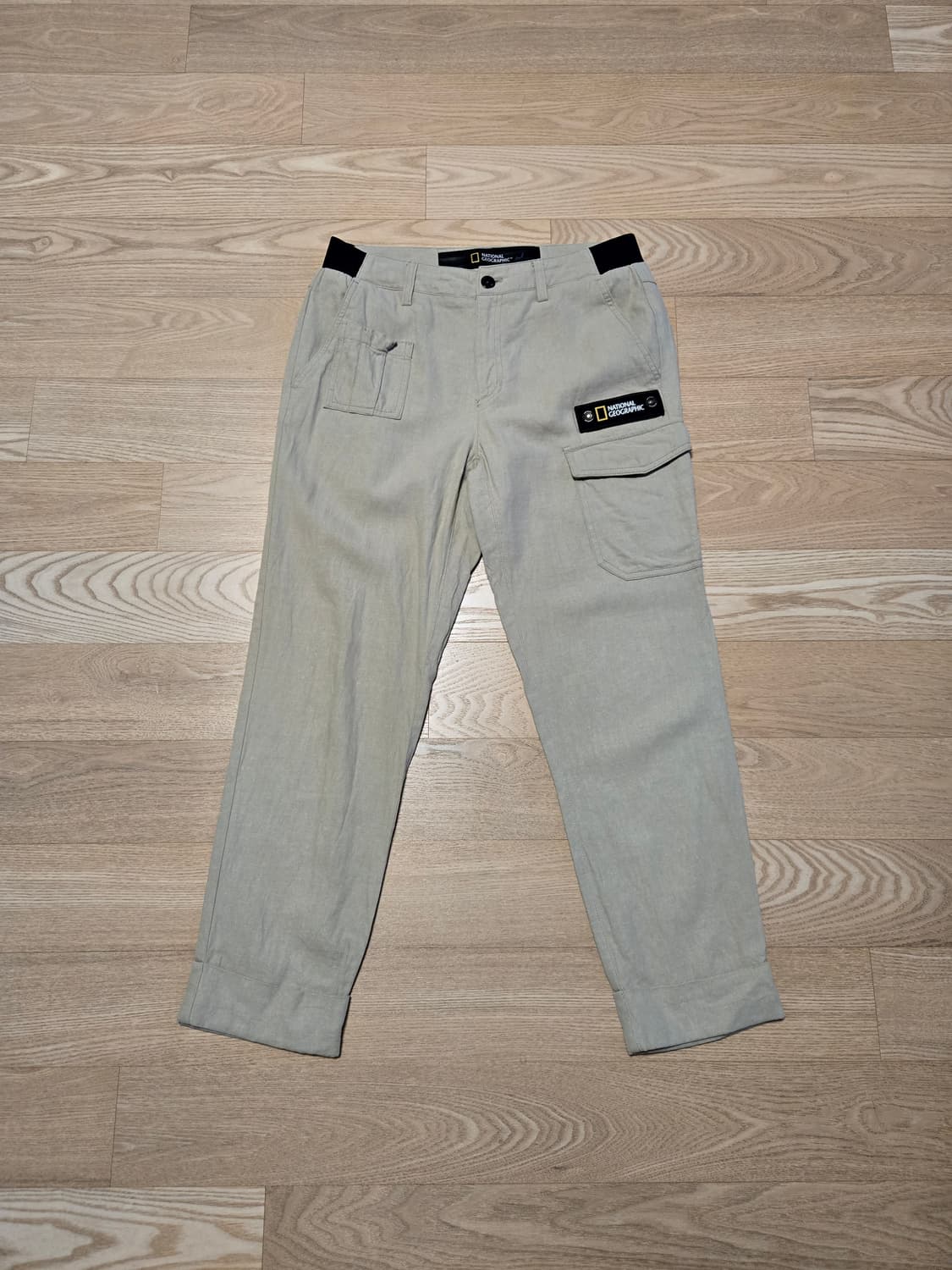 [70] 내셔널지오그래픽 여성 린넨 카고 바지 상품이미지1