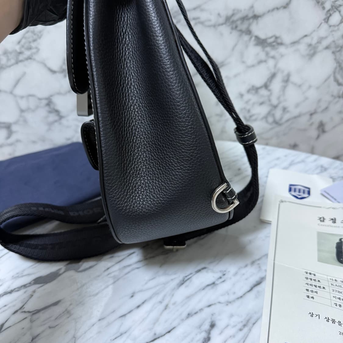 디올 CD 로고 갤럽 그레인 슬링백 크로스백 메신저백
 상품이미지5