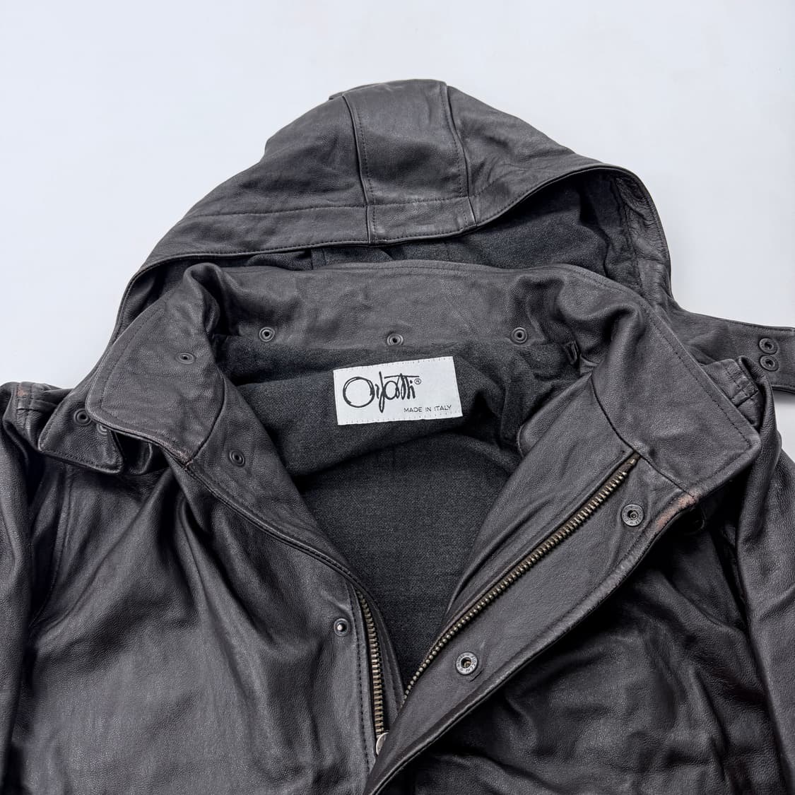 빈티지 이탈리아 가죽카코트 올드갭맛 카코트 상품이미지4