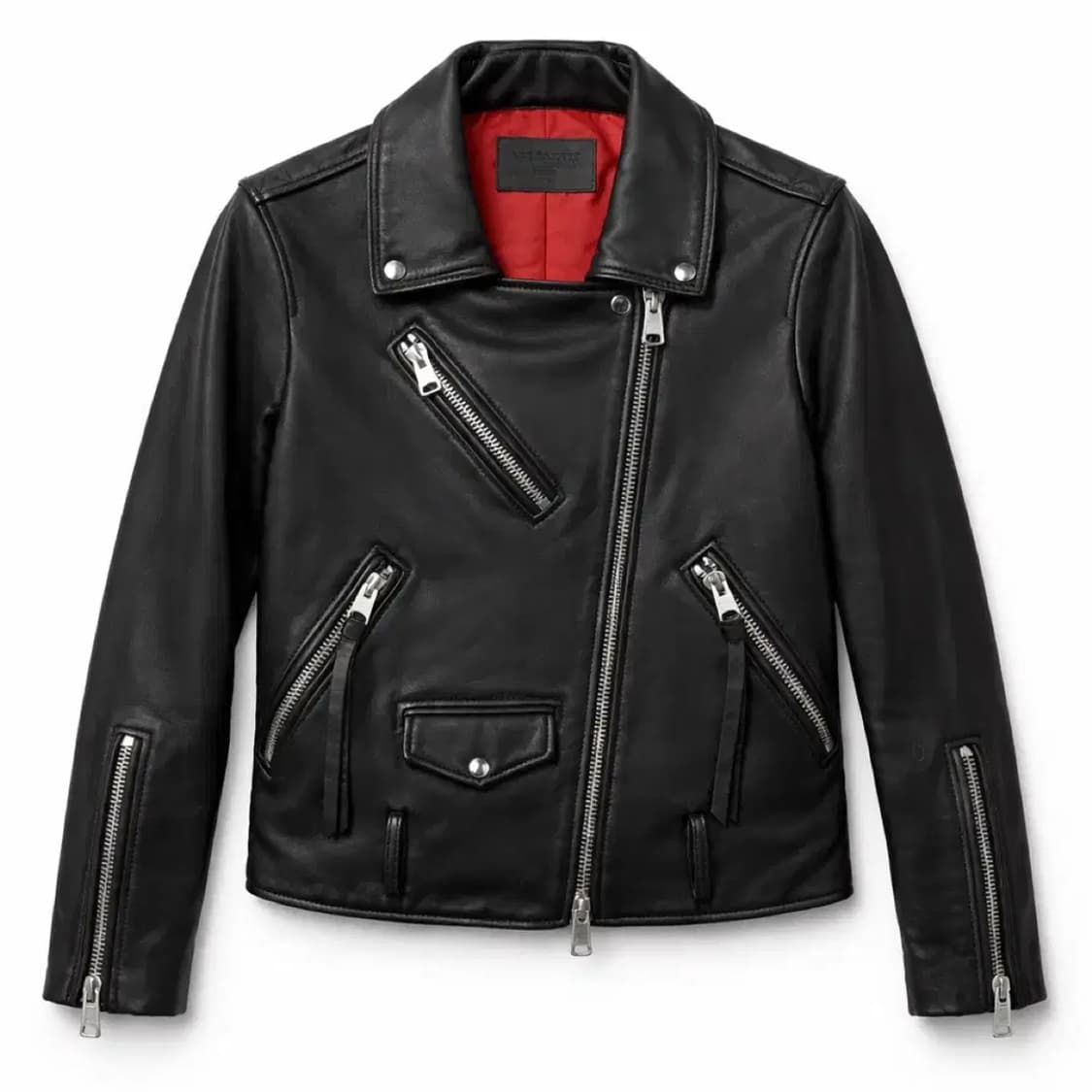 올세인츠 WILLIE BIKER 램스킨 레더자켓 S 상품이미지1