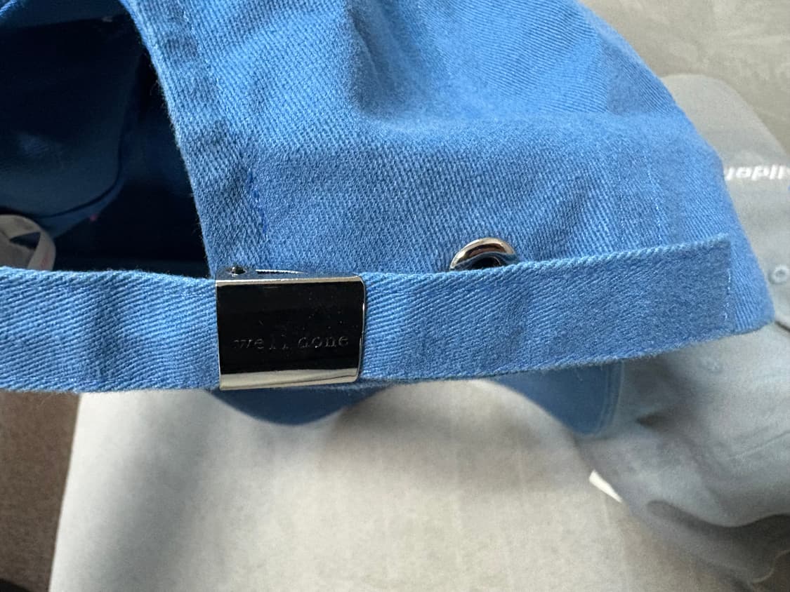 We11done 웰던 볼캡 블루,그레이 / os 상품이미지5