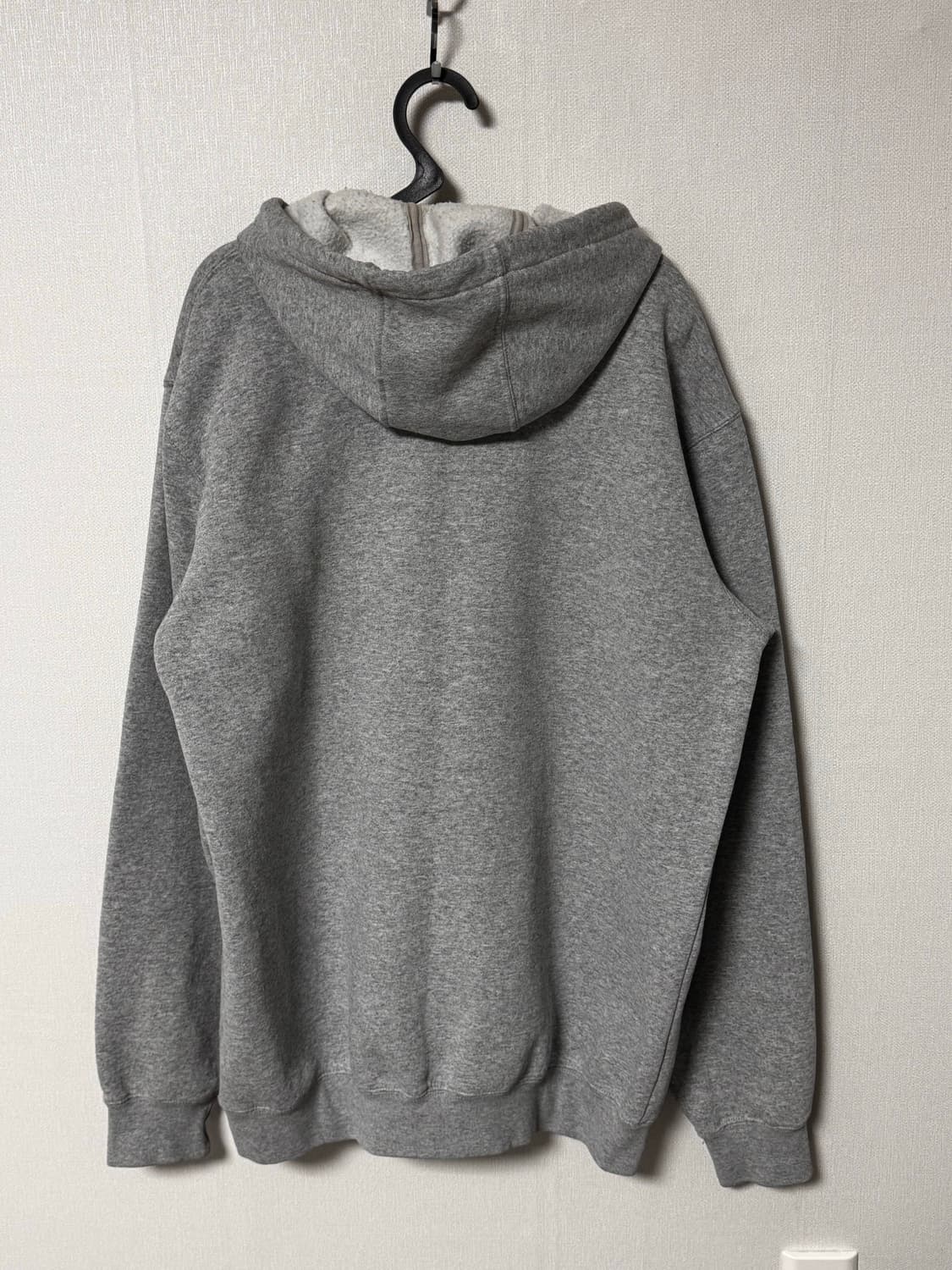 칼하트 오리지날핏 기모 오버핏 그레이 후드티 상품이미지3
