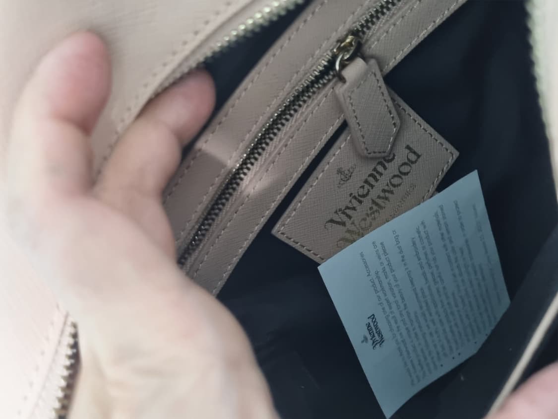 미사용 비비안웨스트우드 핑크 백팩 상품이미지4