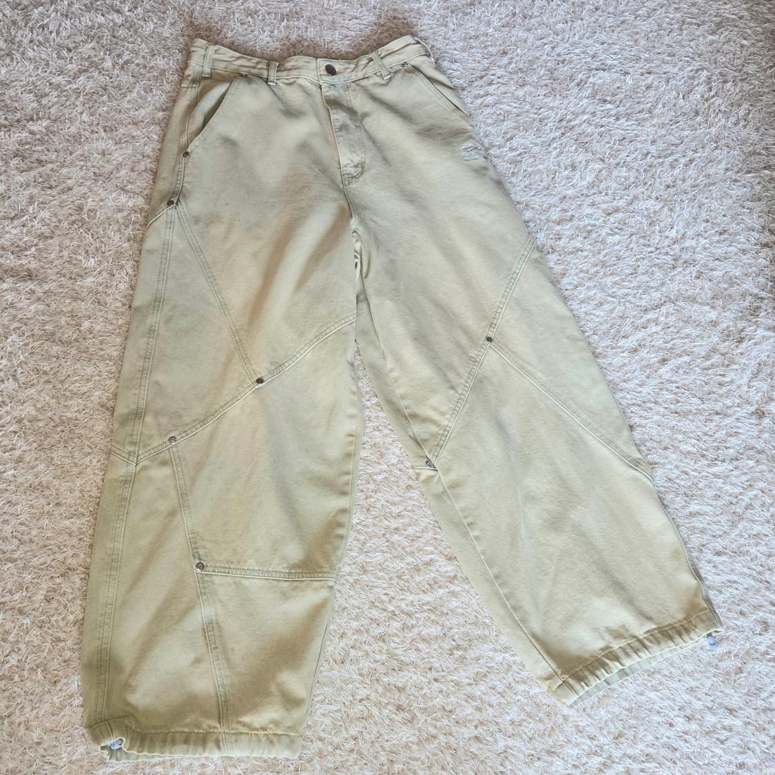 트래블 밀 데님 리벳 벌룬 팬츠 상품이미지3