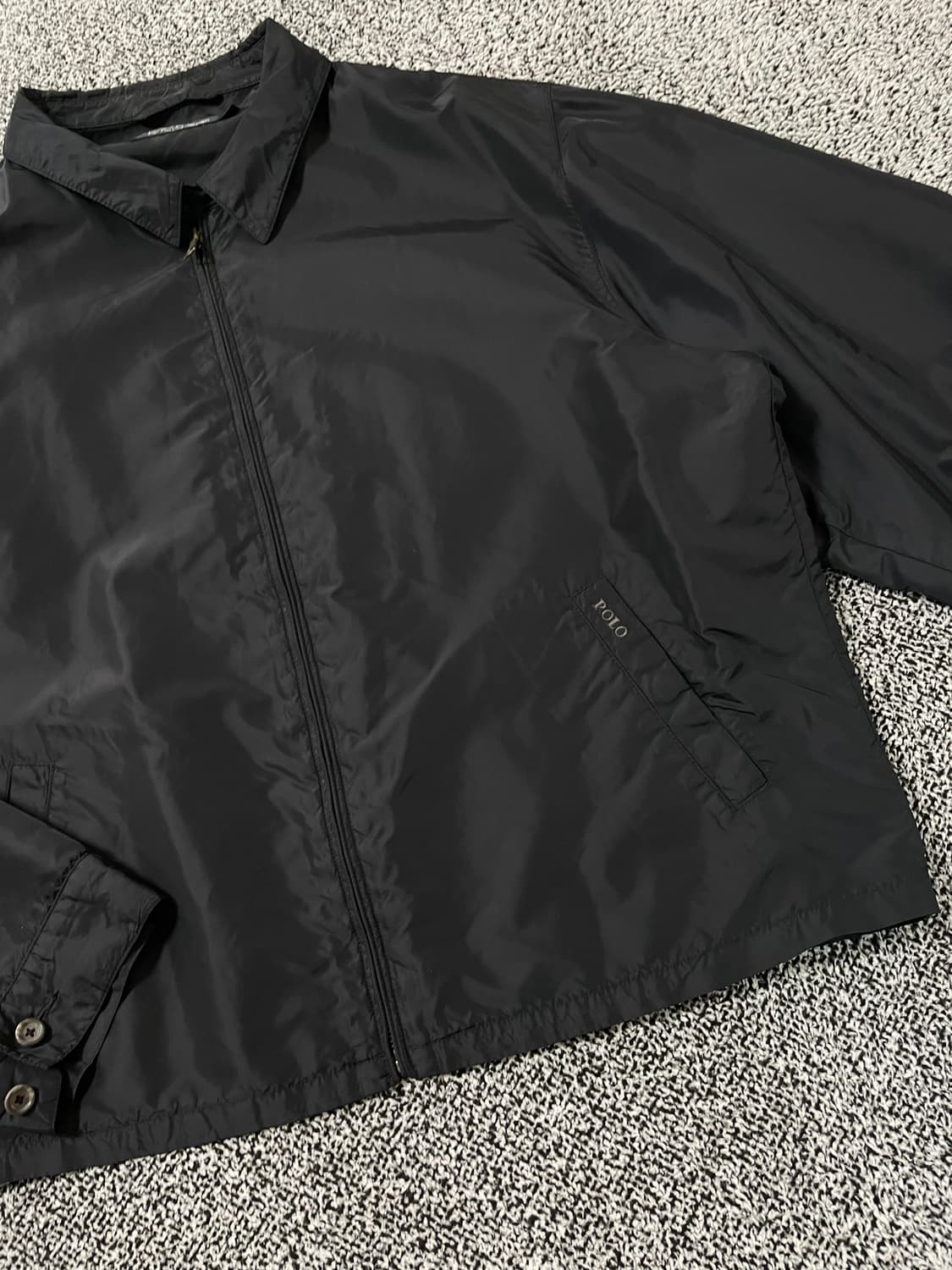 빈티지9. 폴로랄프로렌 나일론 베이포트 바람막이 점퍼 블랙 상품이미지3