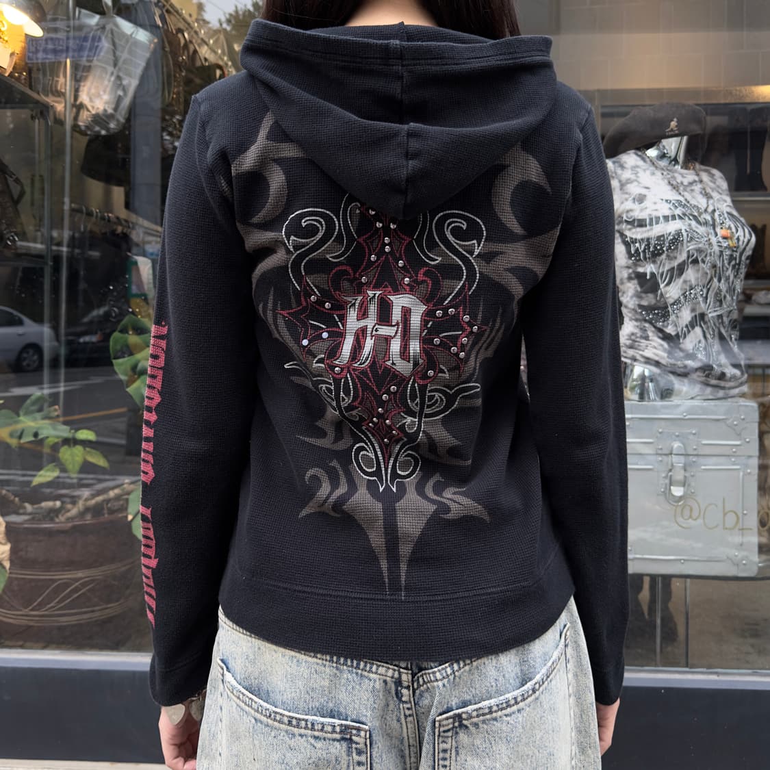 2000s 할리데이비슨 네오 트라이벌 크로스 긴팔 상품이미지8