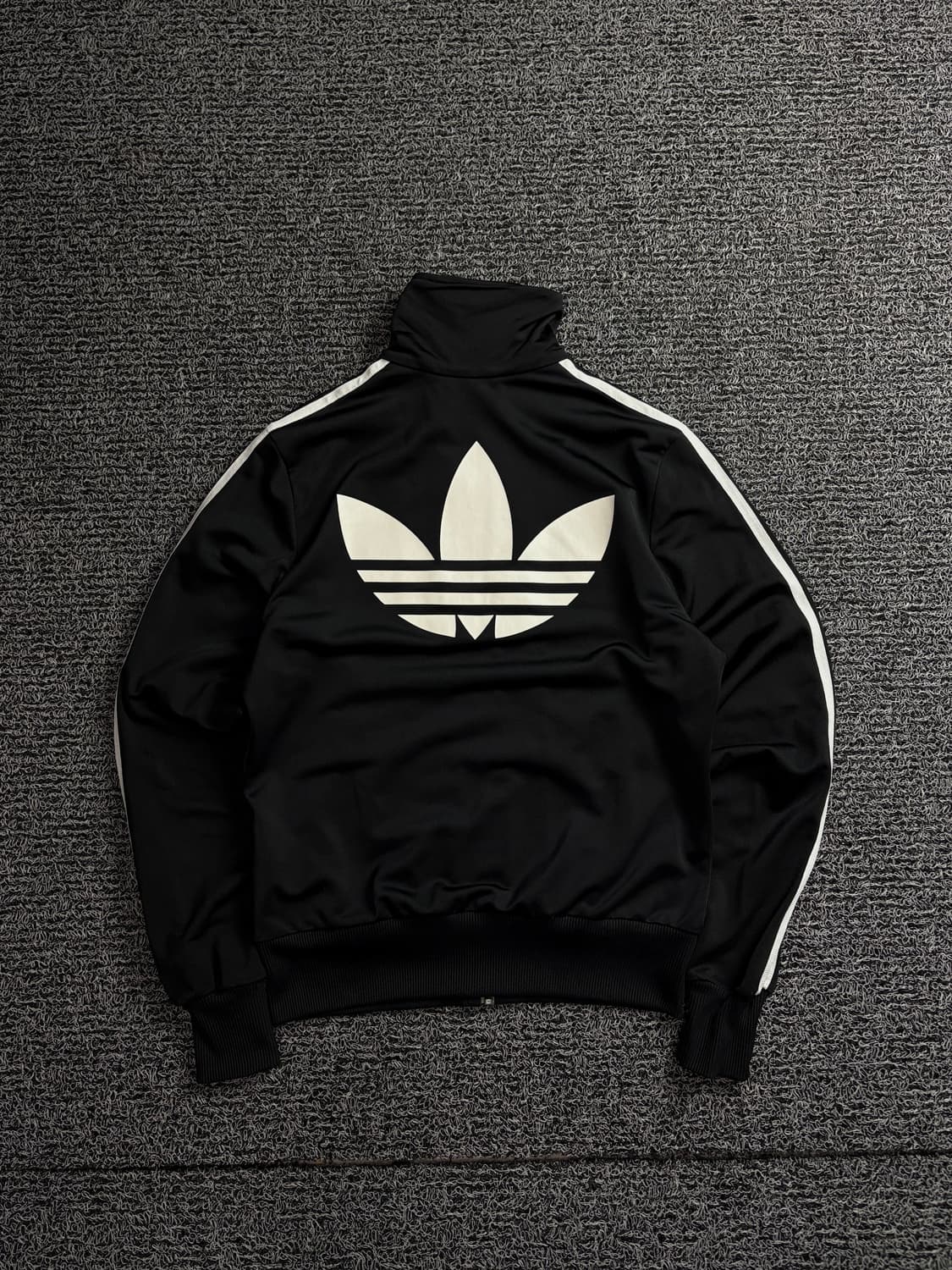 아디다스 우먼스 파이어버드 트레포일 빅로고 크롭 트랙탑 져지 1496 상품이미지4