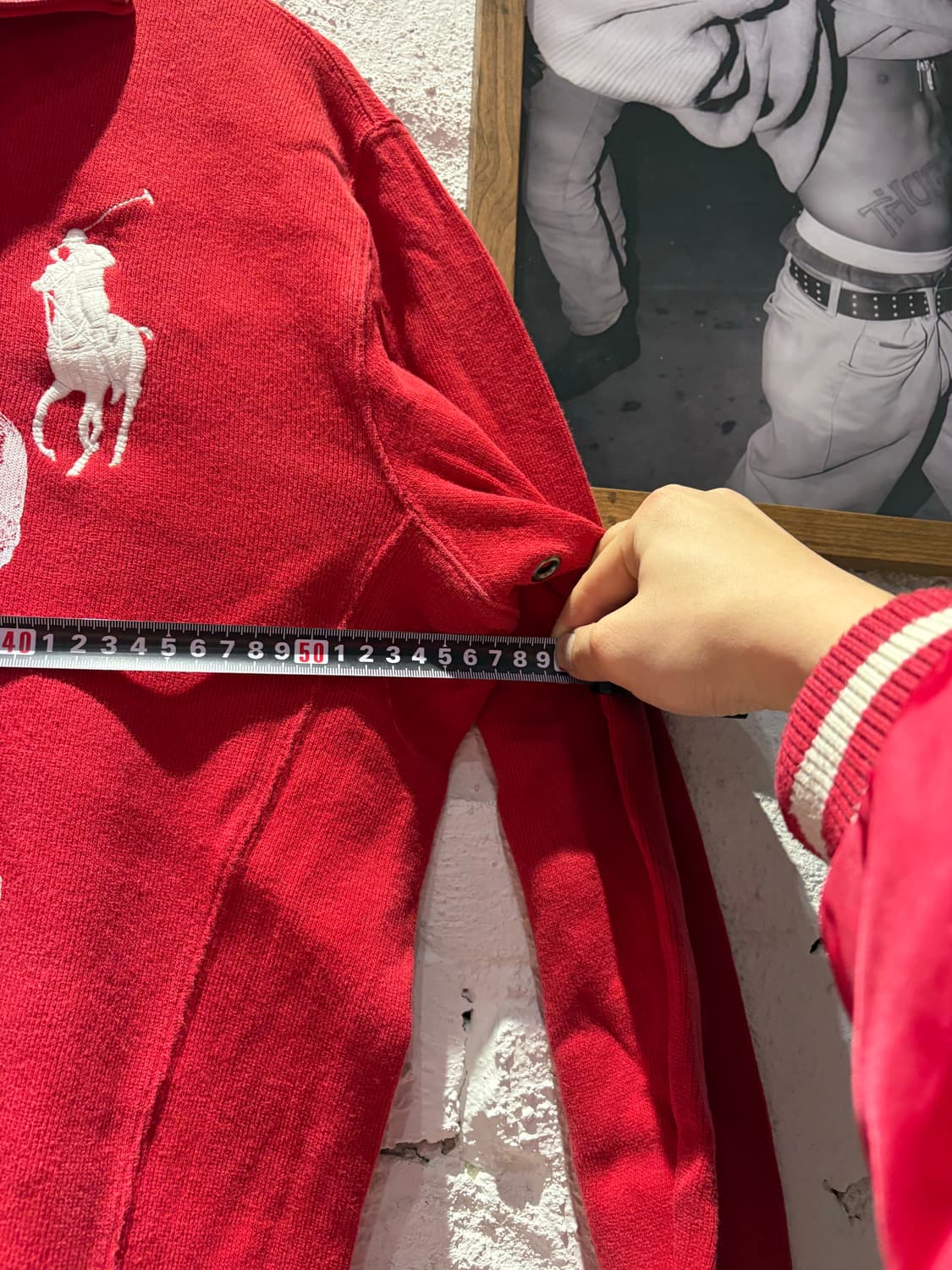 폴로 빅포니 커스텀 반집업 니트 상품이미지7