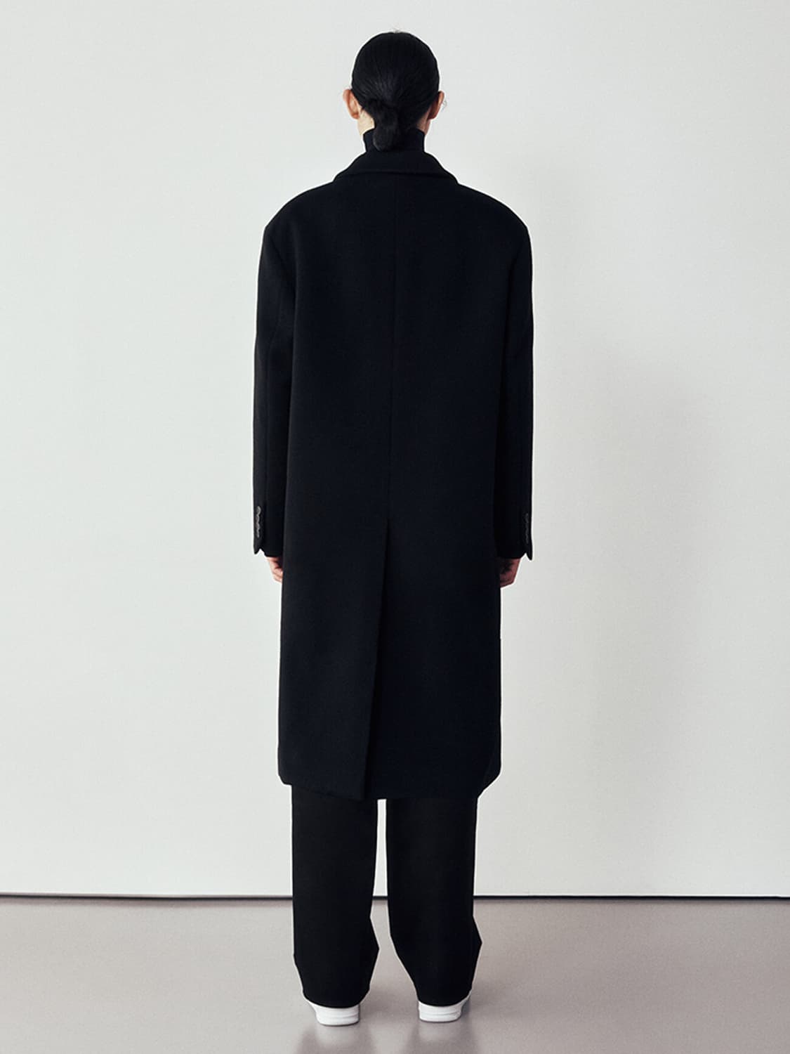 EQL Double Breasted Coat(black) - M size 상품이미지3