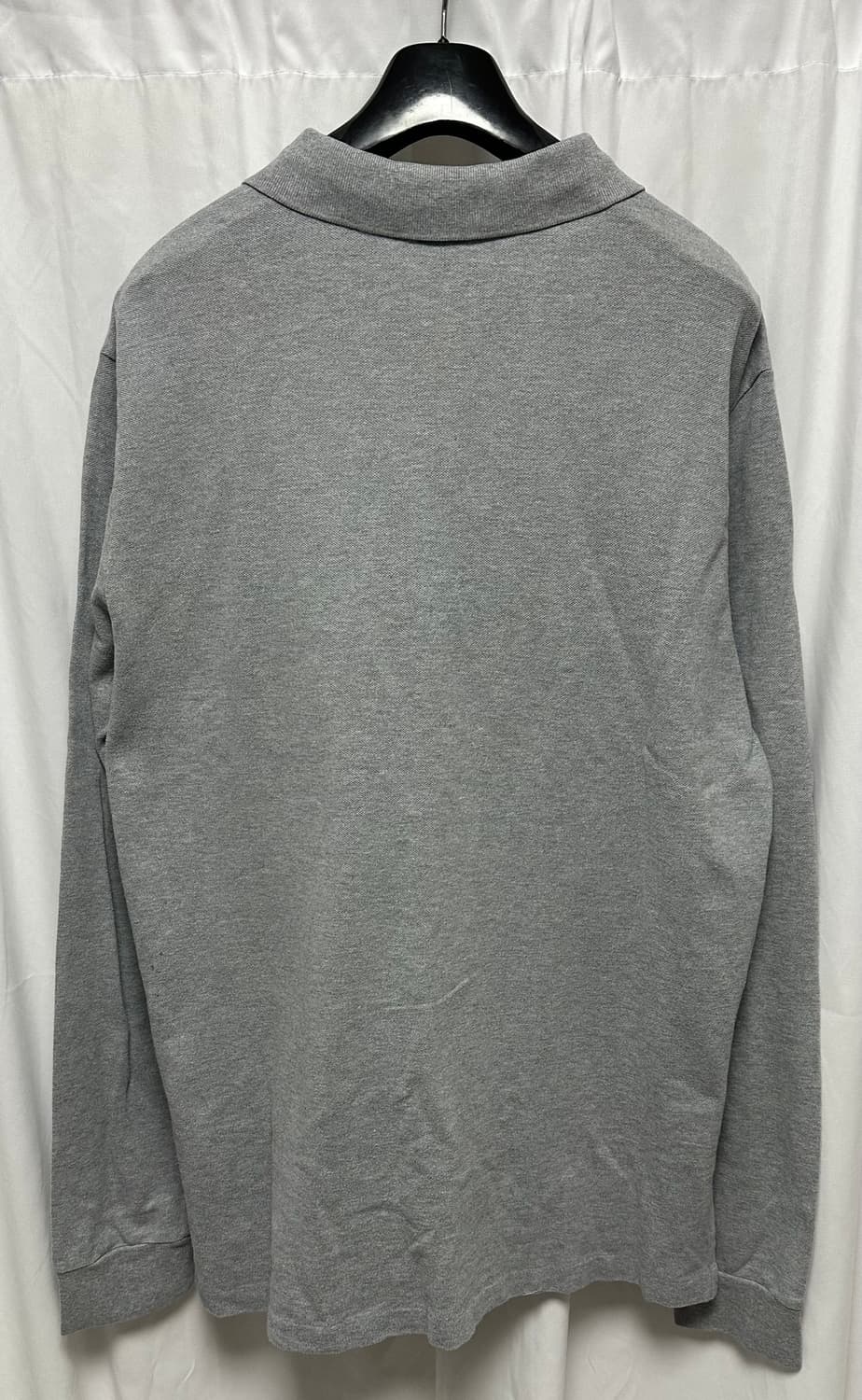 no.100 폴로 랄프로렌 긴팔 pk티셔츠 상태s급 그레이 XL 상품이미지3