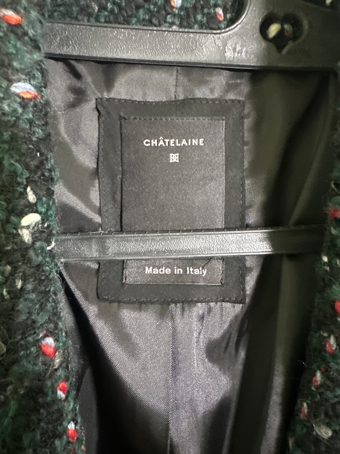 샤트렌 체크 코트 메이드인이태리 100(66사이즈) 상품이미지3