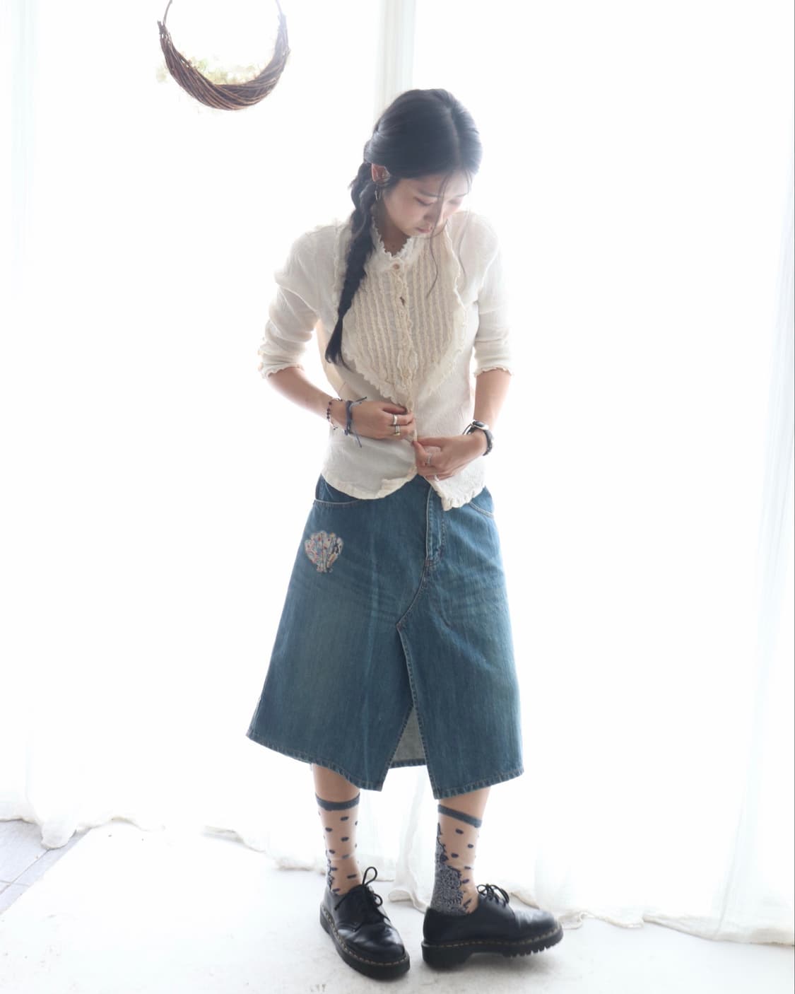 [Tsumori Chisato] Crinkle Pintuck Shirt 상품이미지4