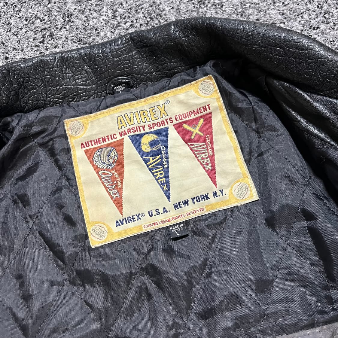 아비렉스 레더 자켓 상품이미지8