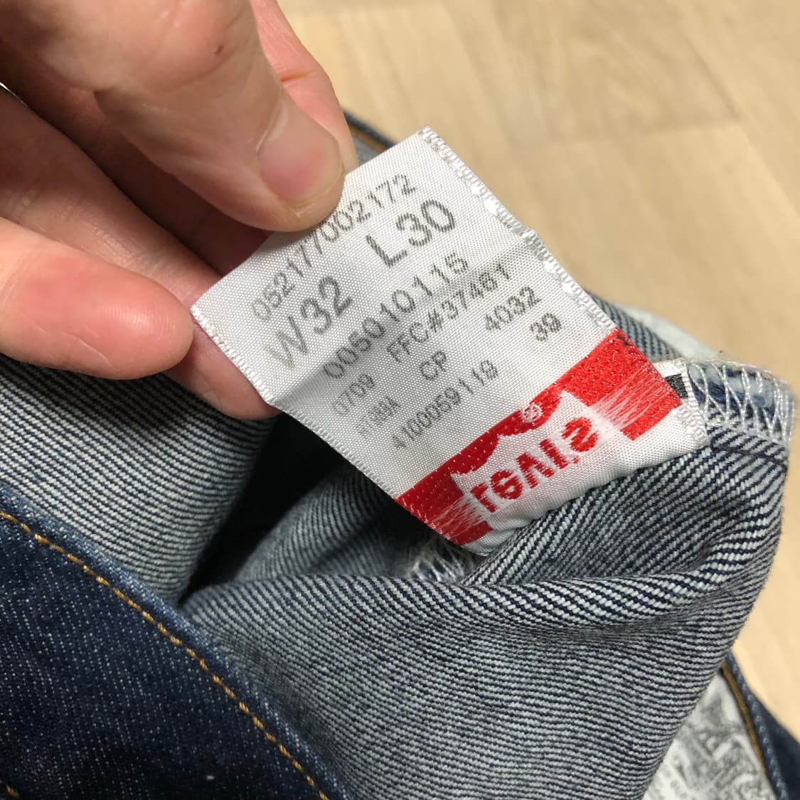 (31) 00's 리바이스 Levi's 501 스트레이트핏 중청 데님 상품이미지6