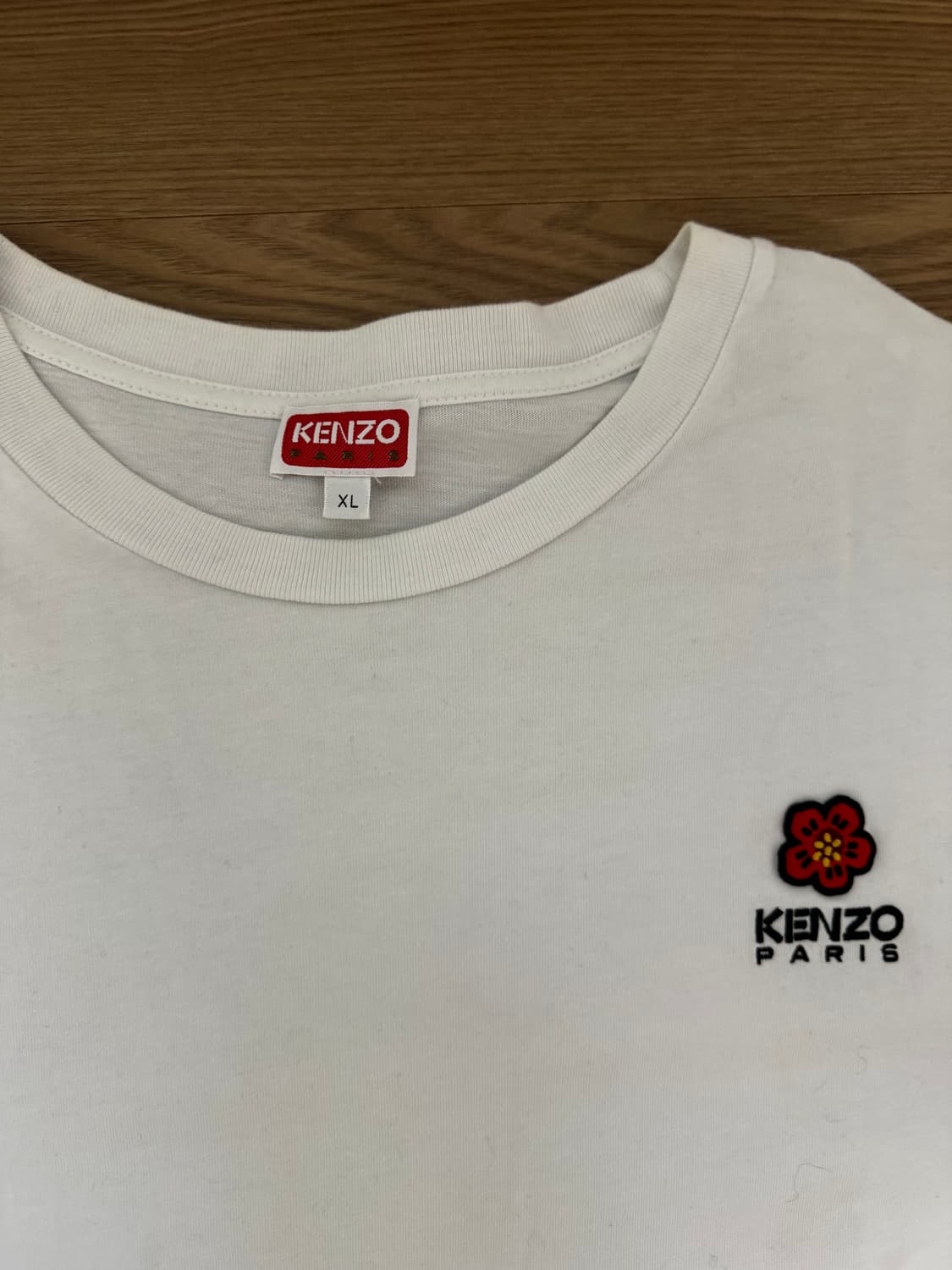 KENZO 겐조 화이트 반팔 티셔츠 XL 상품이미지2