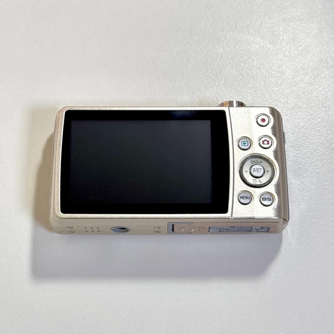 카시오 엑슬림 EX-Z270 샴페인골드 빈티지디카 상품이미지8