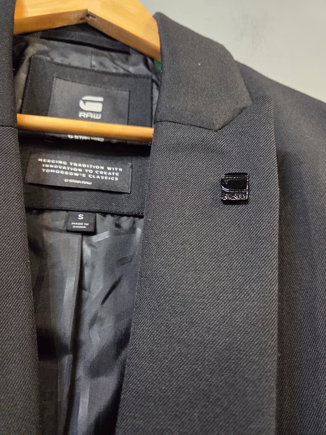 G-Star RAW 블랙 남성 블레이저(S) 상품이미지6