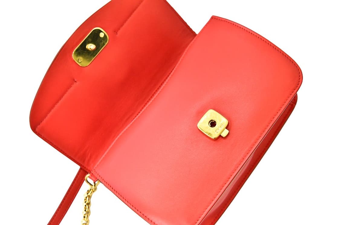 끌로에 레드 C더블 체인 크로스백(정품) 상품이미지9