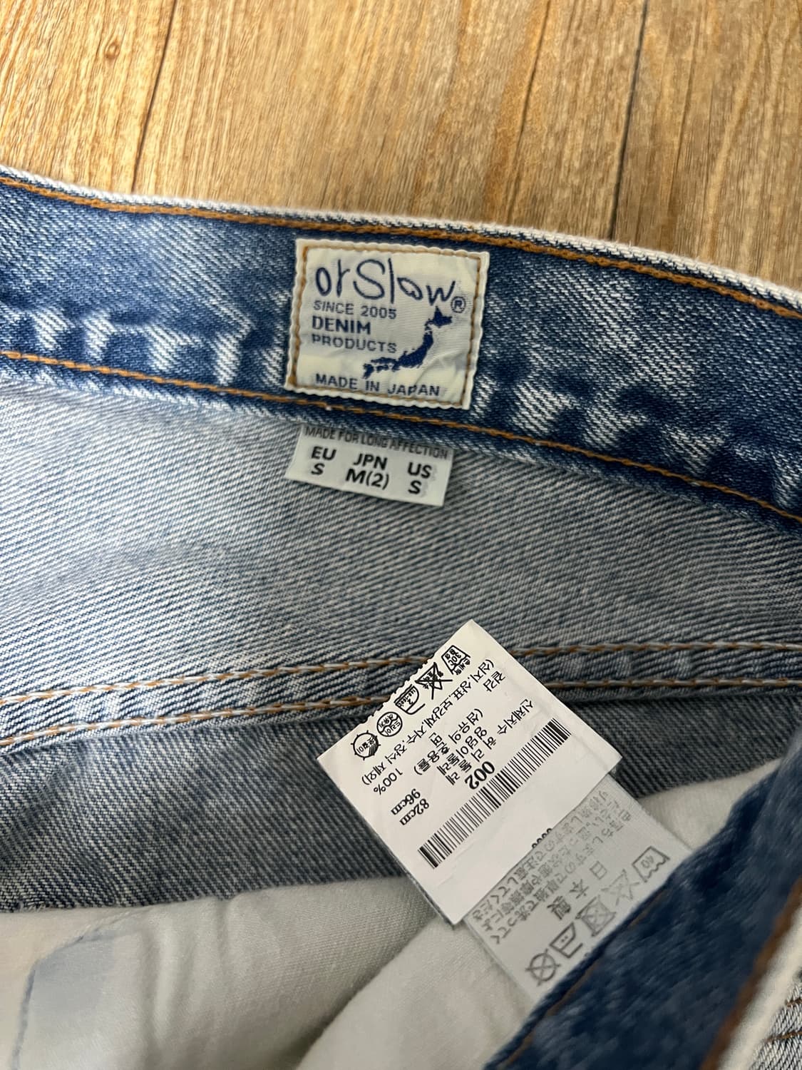 택포13) 오어슬로우 105 스카이블루 비이커 별주 24fw 2사이즈 상품이미지4