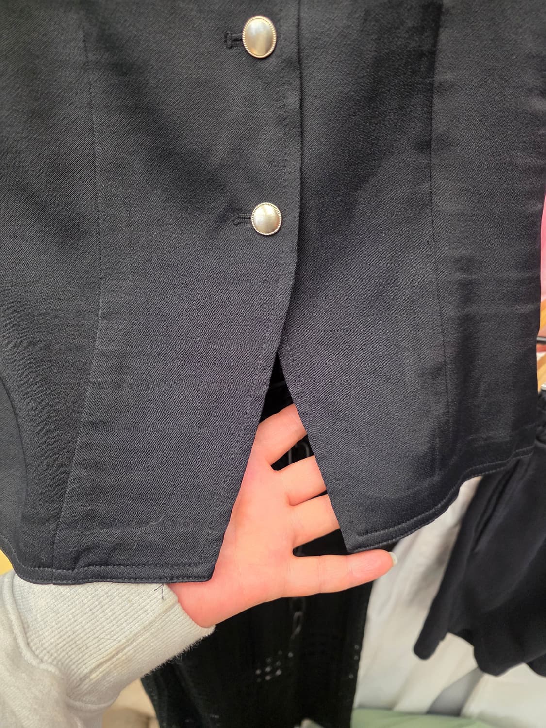 새상품 유라고 URAGO 카라 반팔 S 상품이미지2