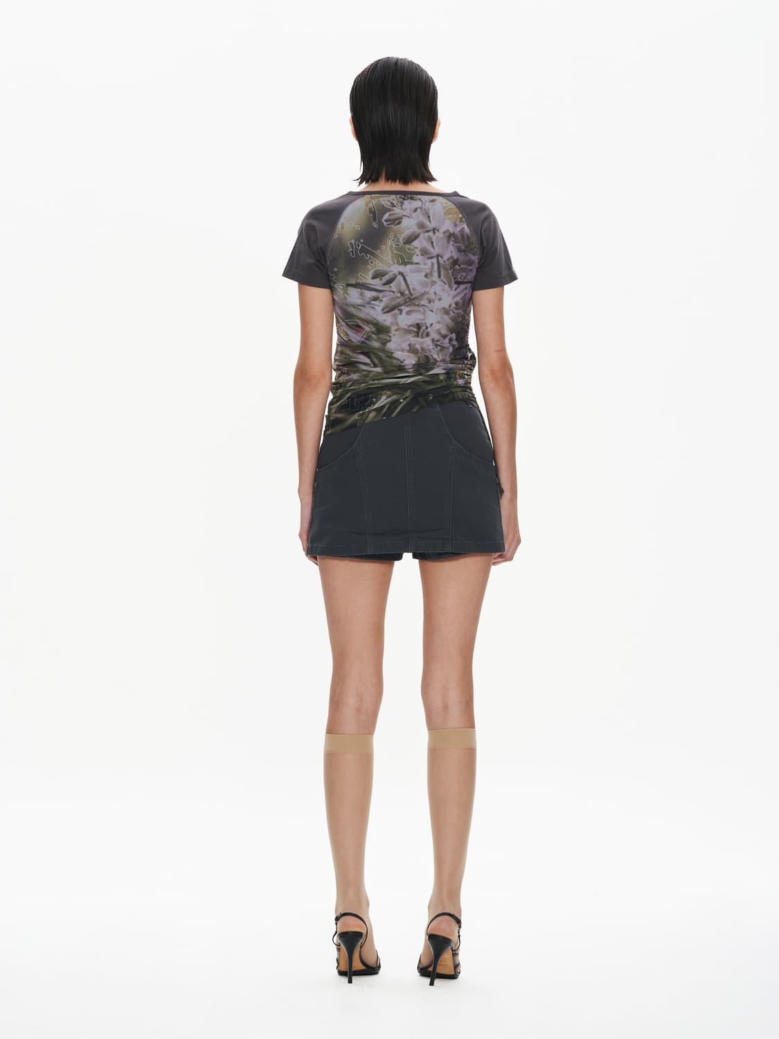 웰빙익스프레스 Layered Shorts Dark Grey 상품이미지4