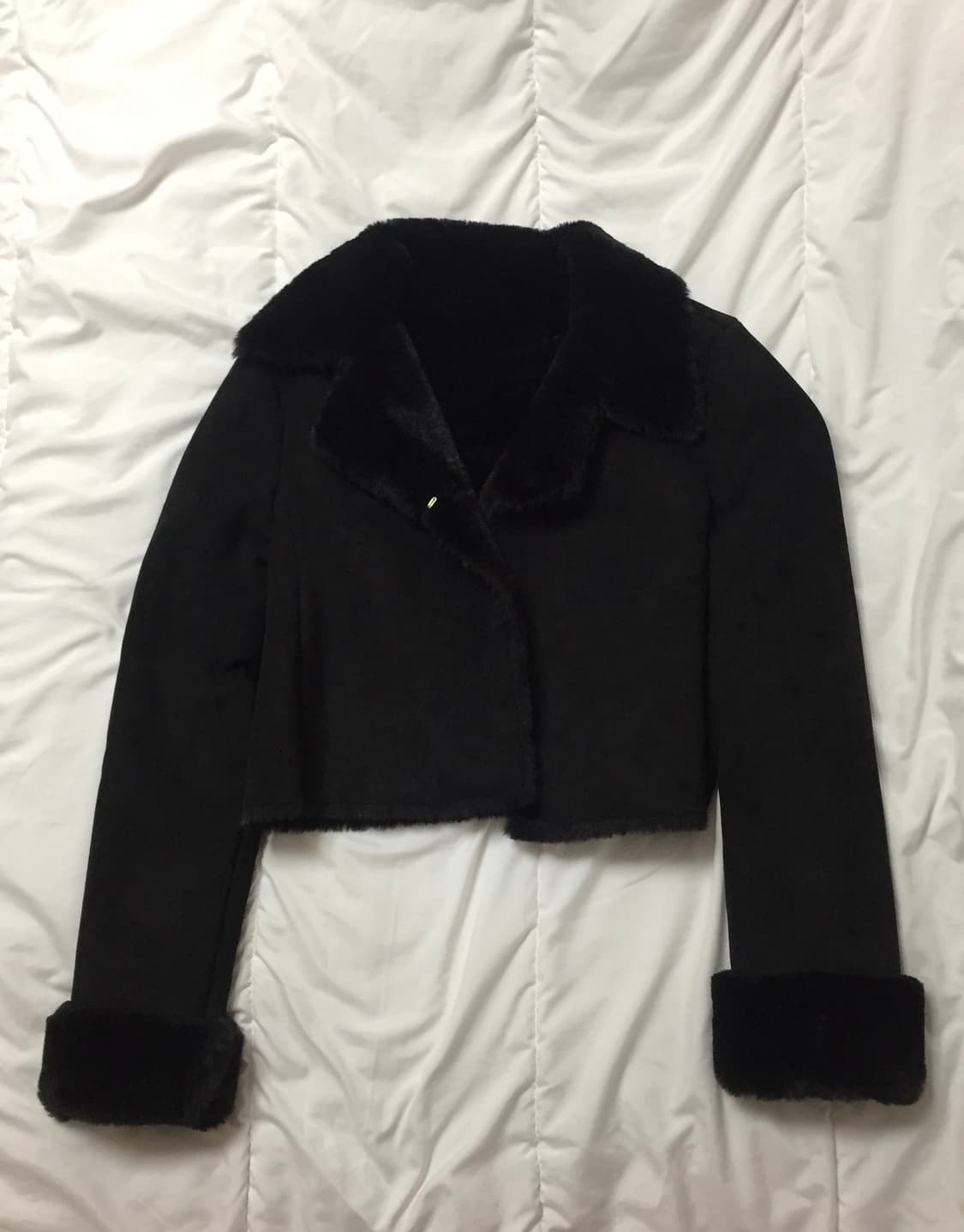 애즈온 CROPPED MUSTANG JAC KET 크롭 무스탕 자켓 상품이미지2