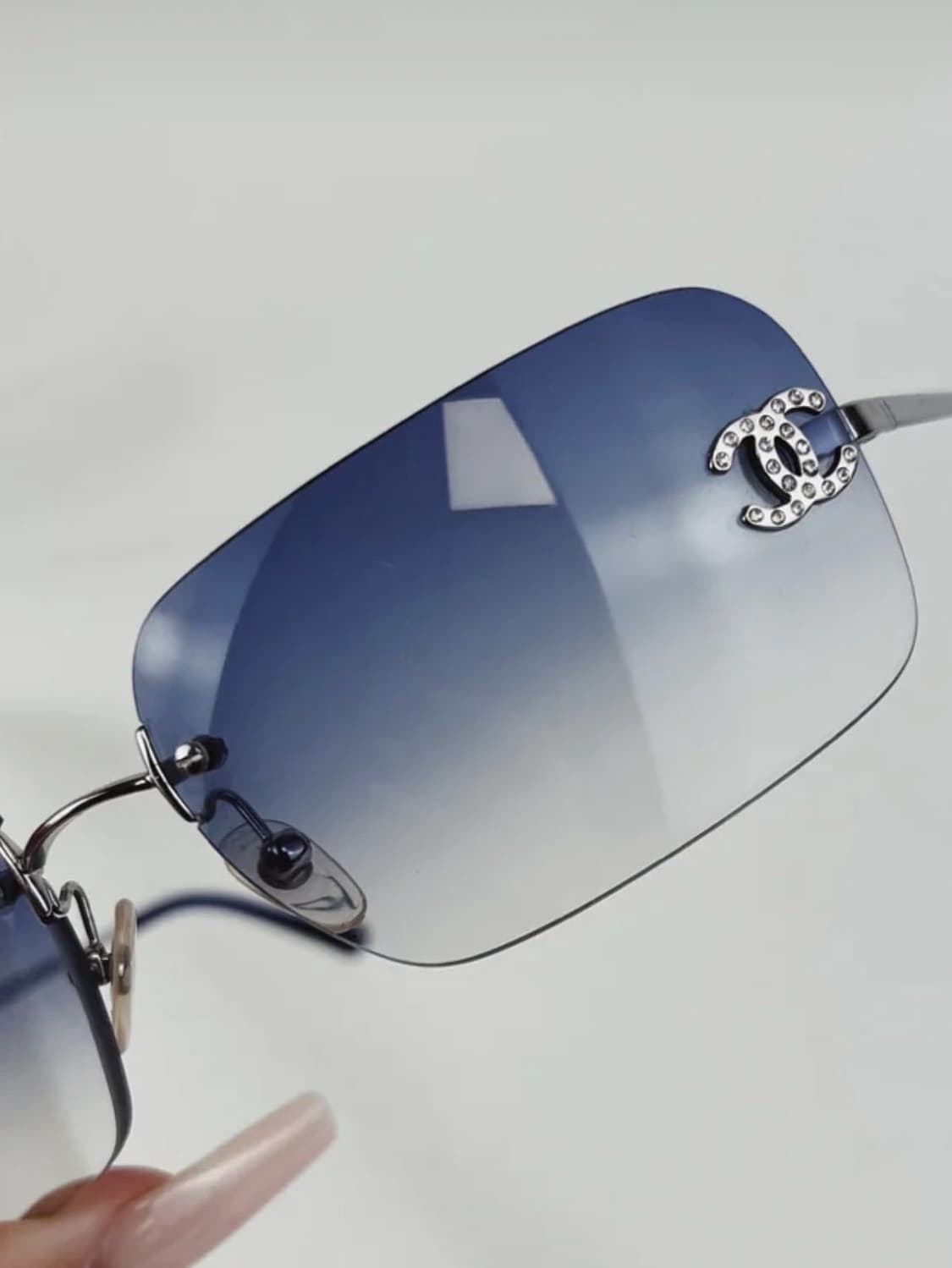 Chanel 샤넬 빈티지 선글라스 상품이미지2