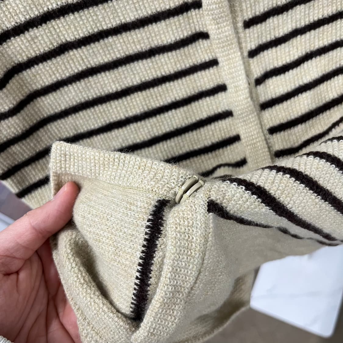 더캐시미어 캐시미어 블렌드 가디건 85  상품이미지3