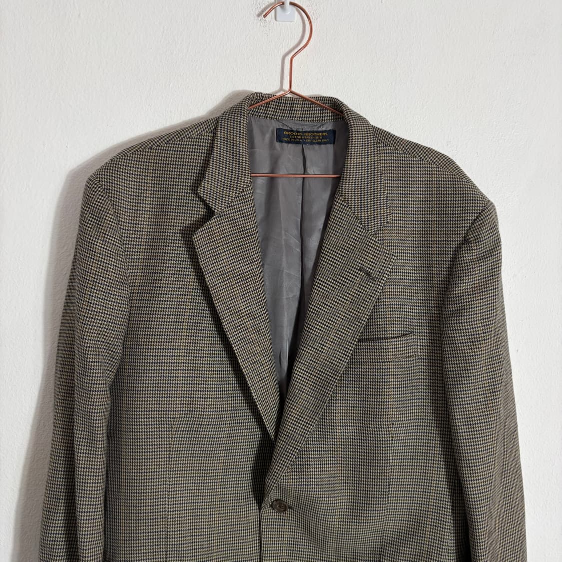 90s 브룩스브라더스 하운드투스 체크 블레이저(39) 상품이미지4