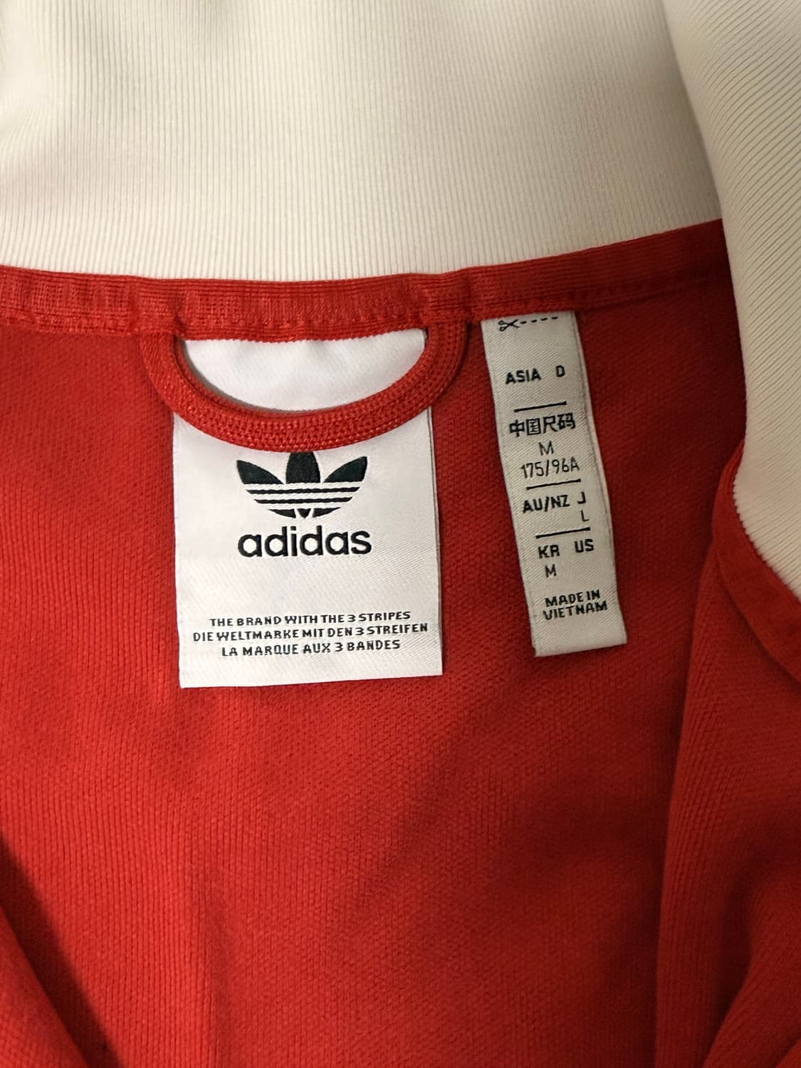 아디다스 져지 레드 (미착용/네고O) 상품이미지3