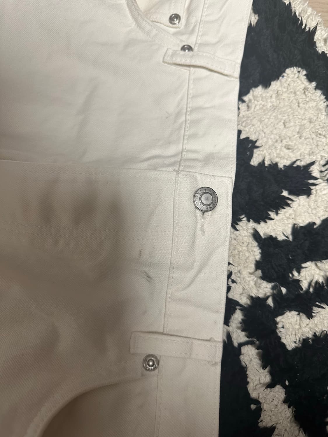 스투시 빅올 팬츠 오버다이드 BONE 상품이미지2