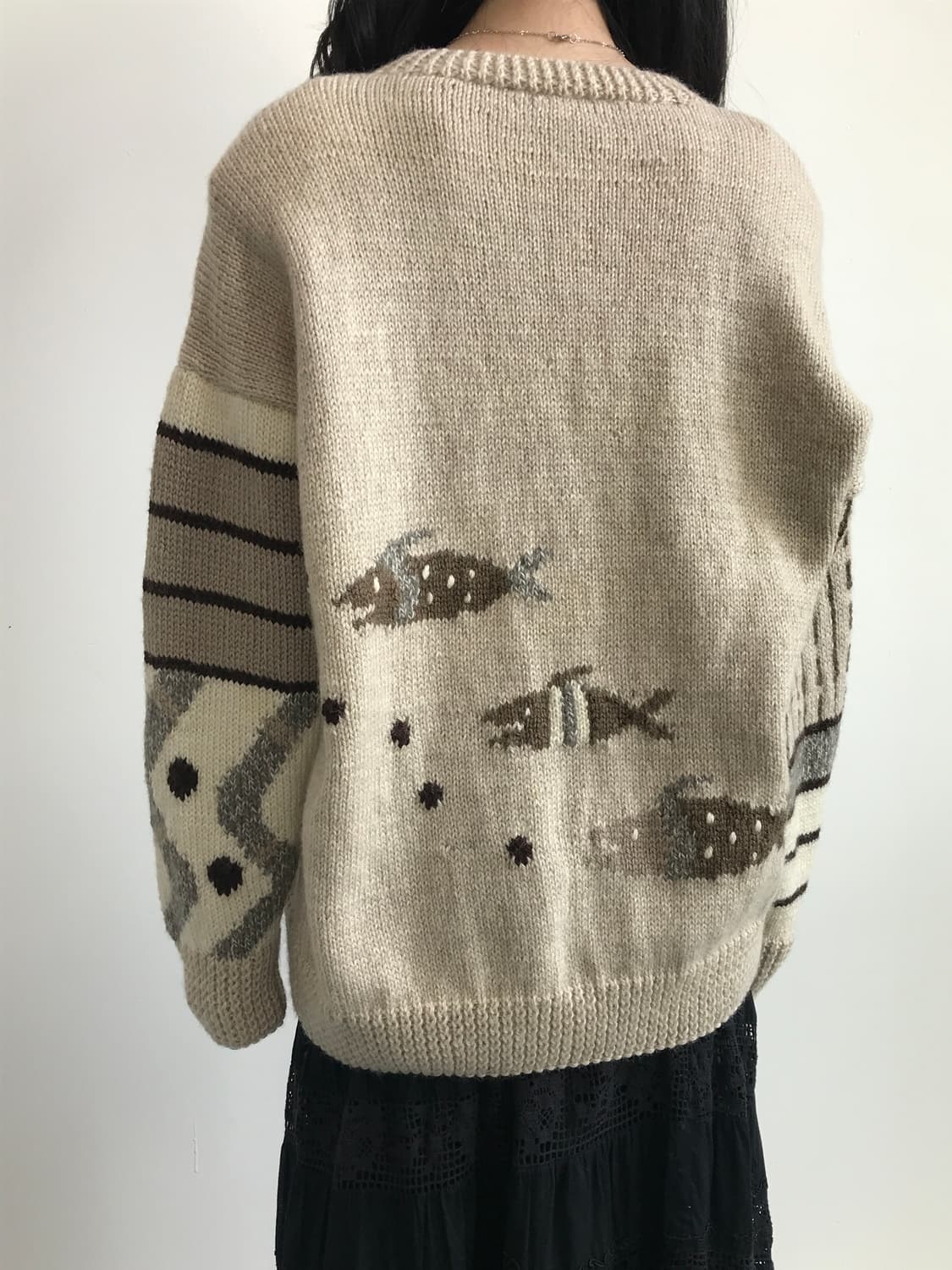 Helen Berko Novelty Knit Cardigan 상품이미지5