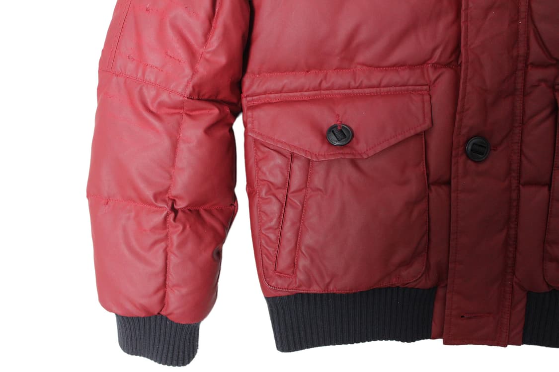 1990s 아르마니익스체인지 아카이브 왁스드 푸퍼 패딩 자켓  상품이미지2