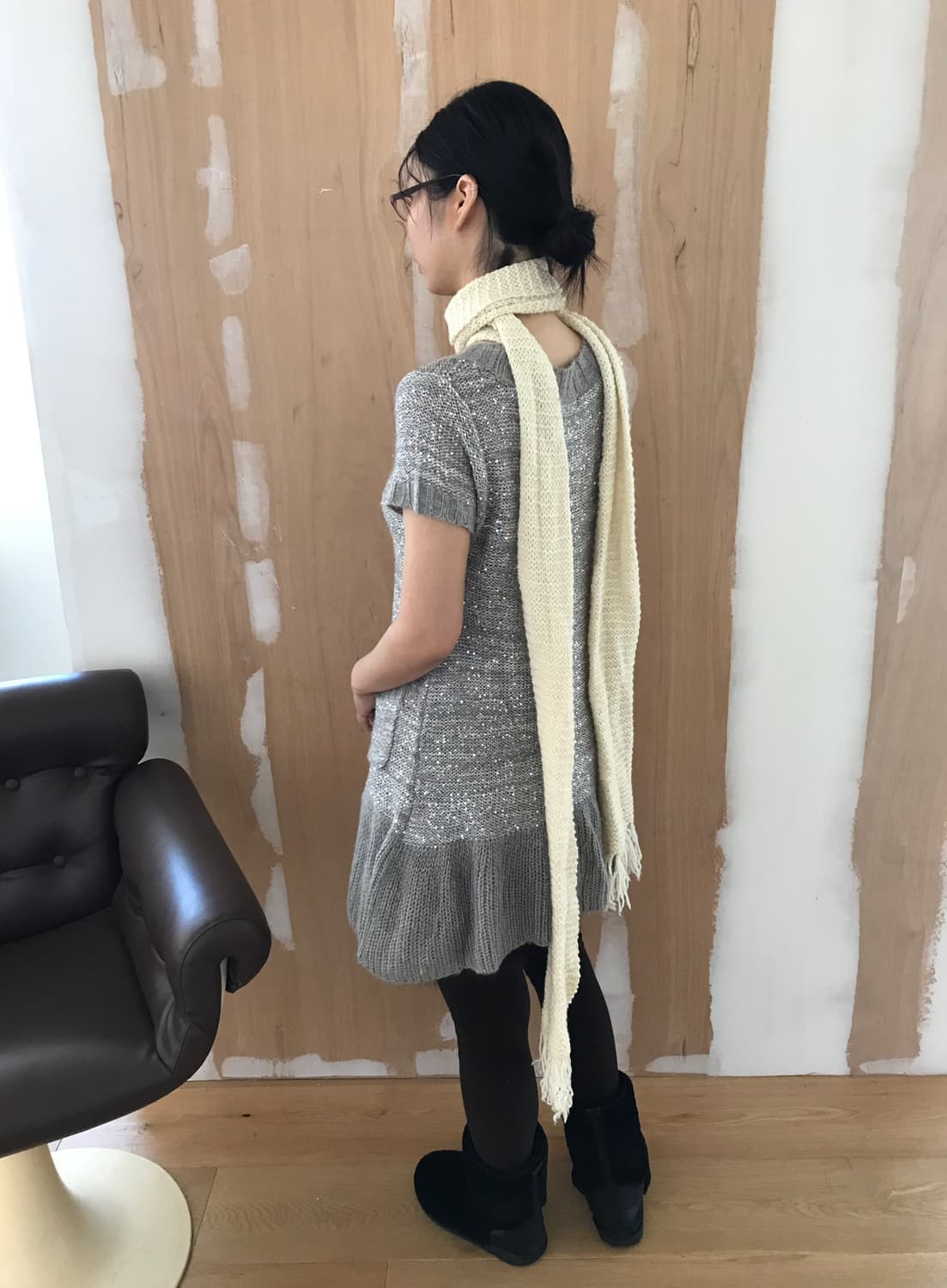 vintage grey pocket one-piece 상품이미지2