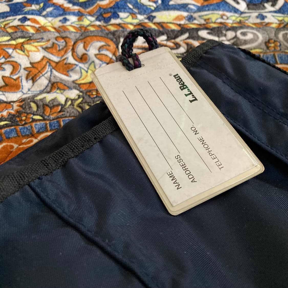 LLBean 엘엘빈 네임텍 네이비 랩탑 케이스 브리프케이스 시티보이 가방 상품이미지3