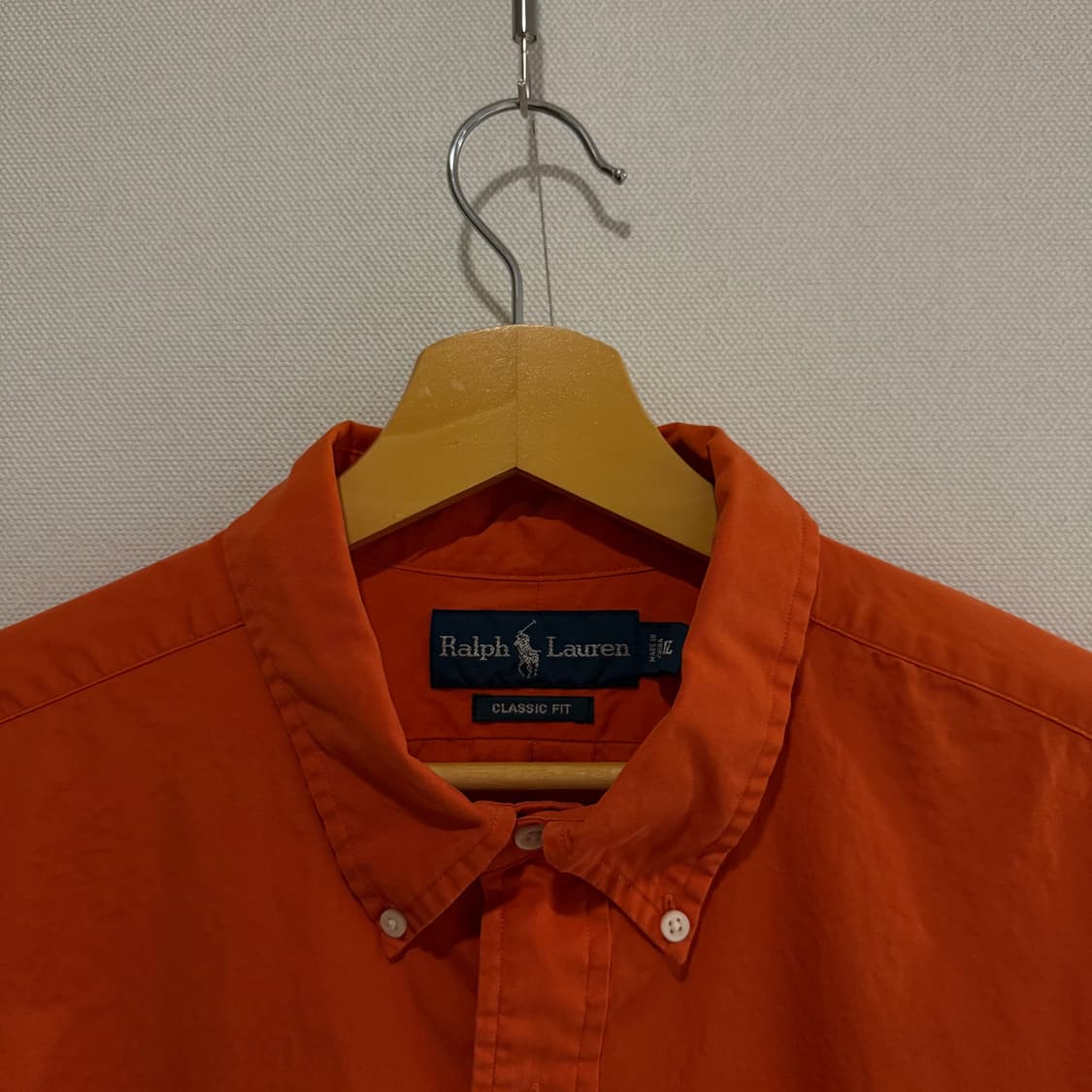[XL]폴로 셔츠 오렌지 상품이미지3