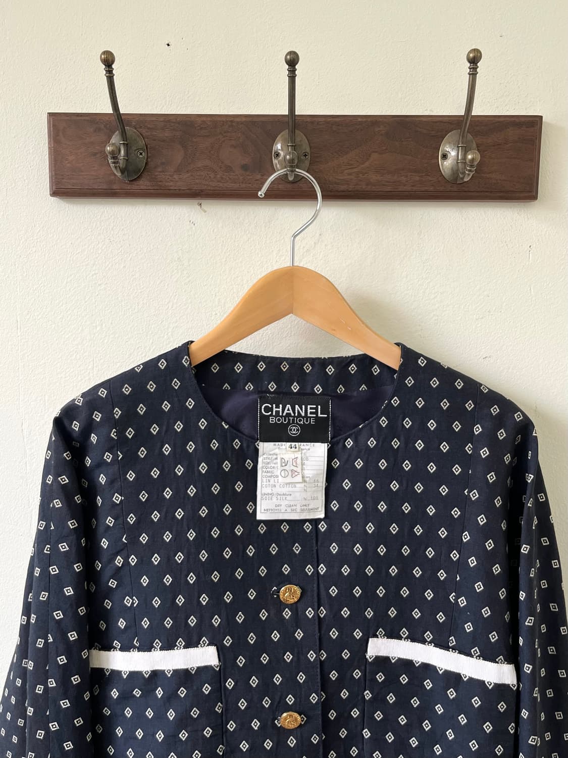 90‘s CHANEL 블렌드 트위드 자켓 상품이미지2