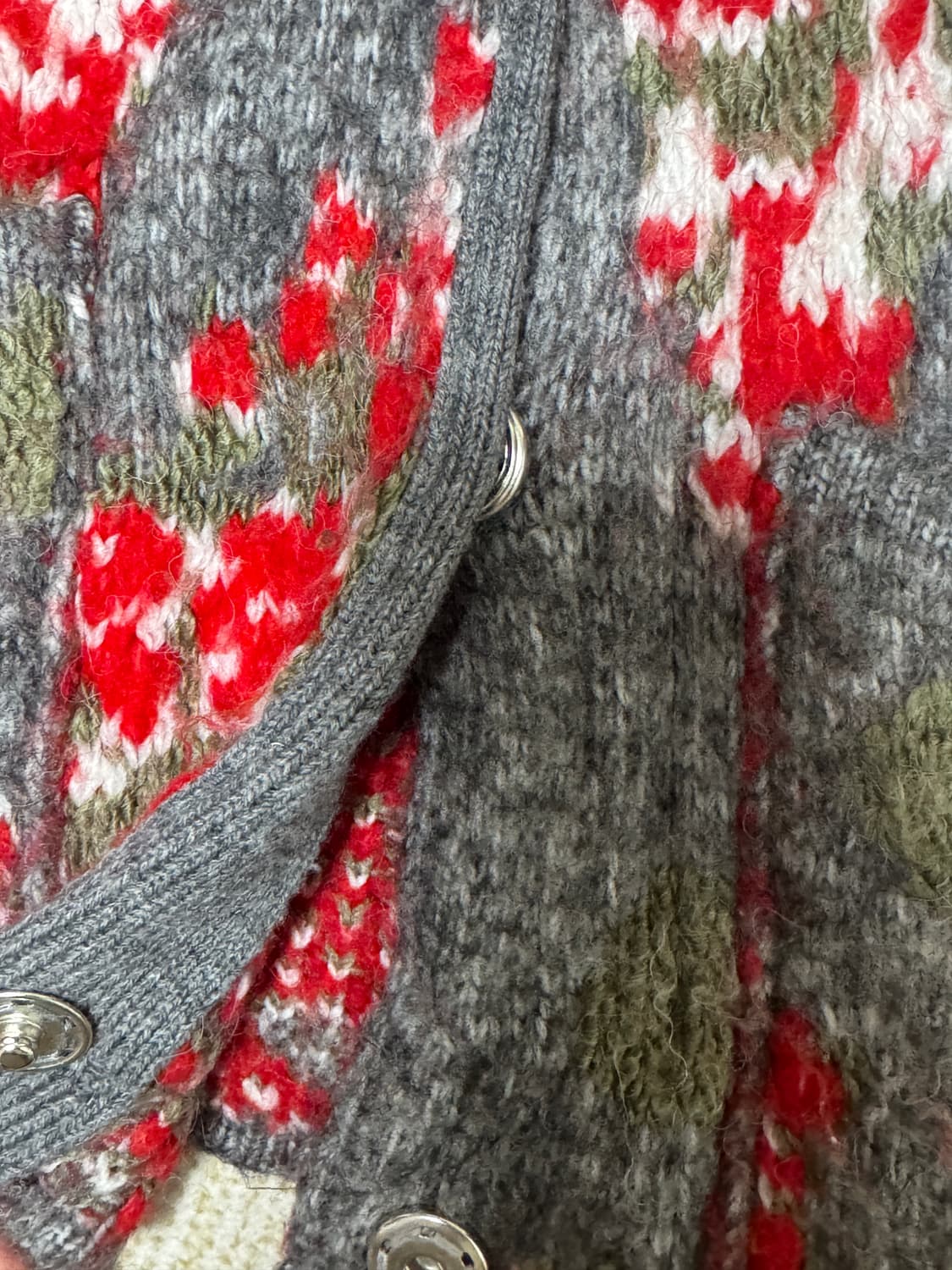 ZARA 플라워 패턴 니트 베스트(조끼) 상품이미지2