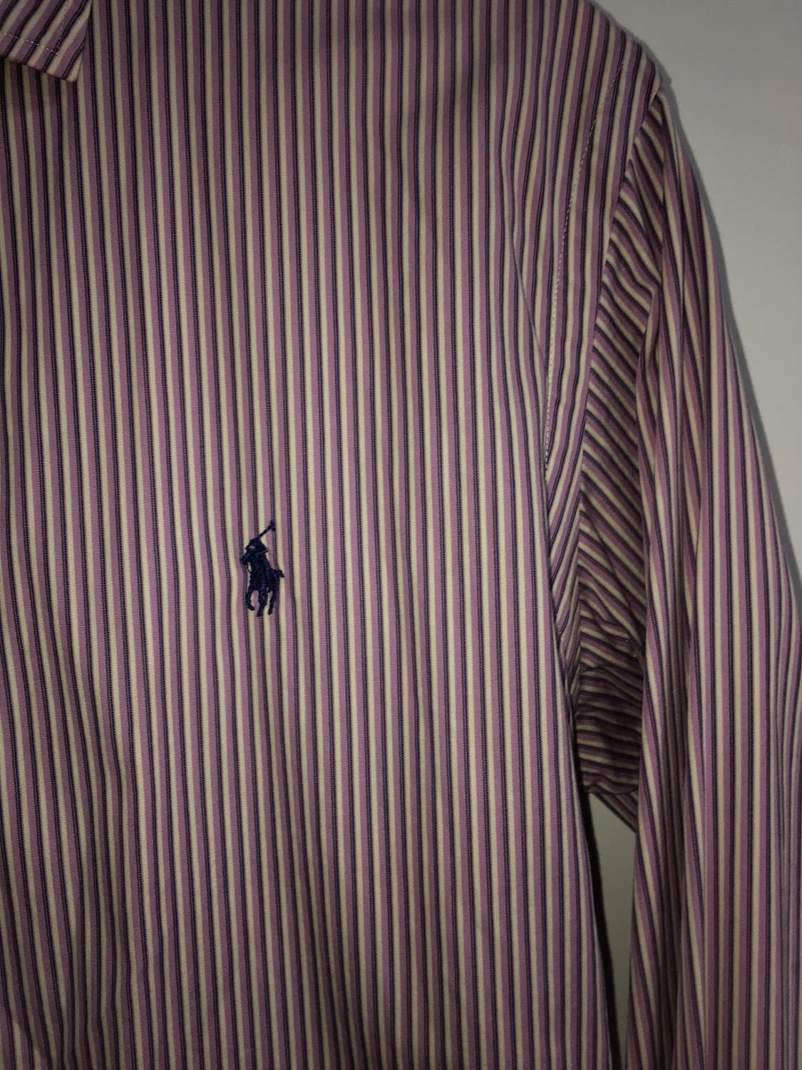 폴로 랄프로렌 퍼플 스트라이프 셔츠 상품이미지4
