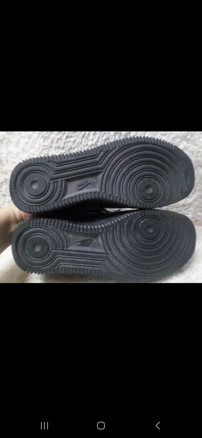 나이키 에어포스1 럭스포스 블랙 원판 상품이미지4