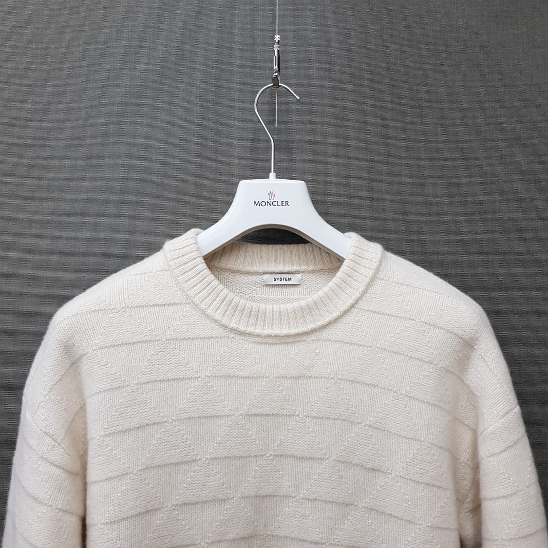 한섬 시스템옴므 2023 캐시미어 블랜딩 니트 105사이즈 상품이미지2