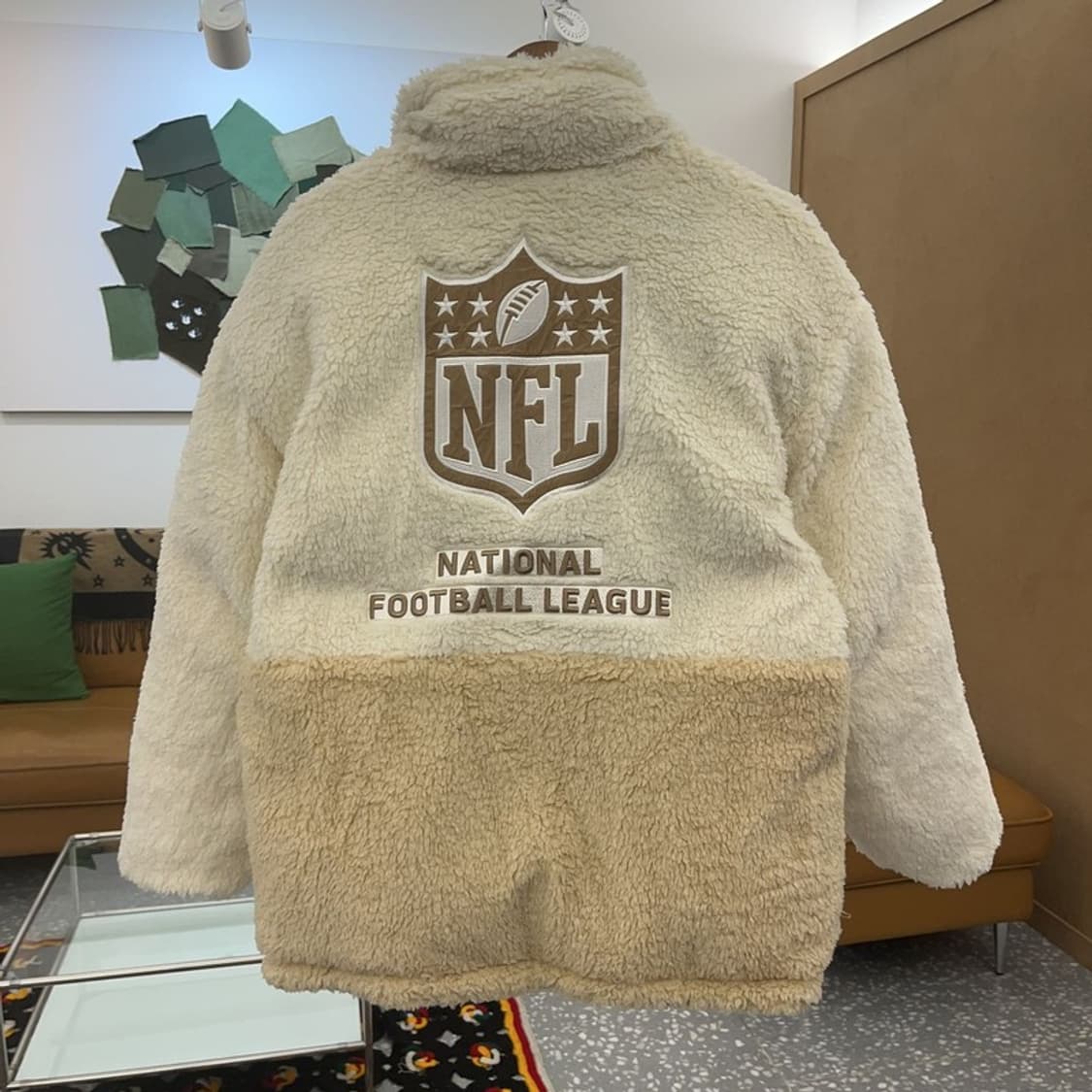 NFL 파일론 유니크 캐주얼 폭닥 리버시블 후리스 패딩 M C08297 상품이미지6