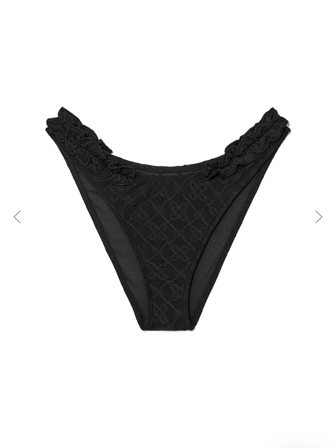 글로니 프릴 비키니 블랙S세트 상품이미지2